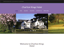 Tablet Screenshot of charltonkingshotel.co.uk